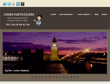 Tablet Screenshot of coursparticuliers.org